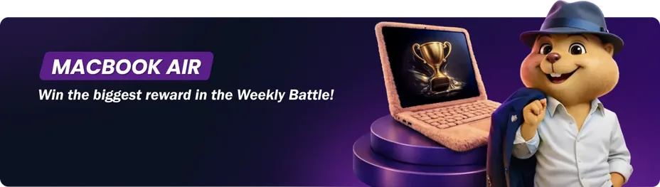 LuckySpy Weekly Battle with a MacBook Air prize