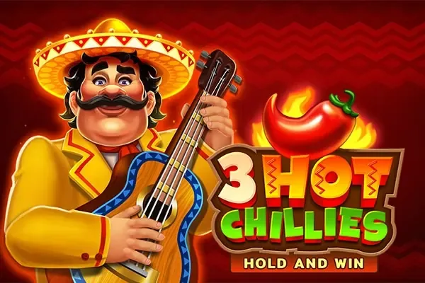 3 Hot Chillies: Hold and Win pokie at LuckySpy